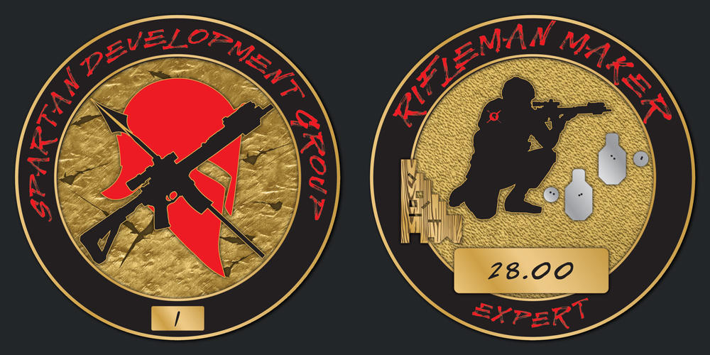 RifleMan Maker Challenge Coin